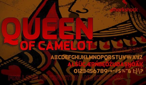 Queen of Camelot Font - Featured Image