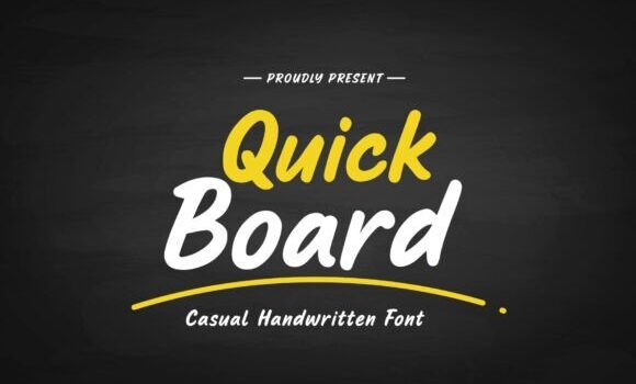 Quick Board Font Fonts Free Download Quick Board Font - Featured Image