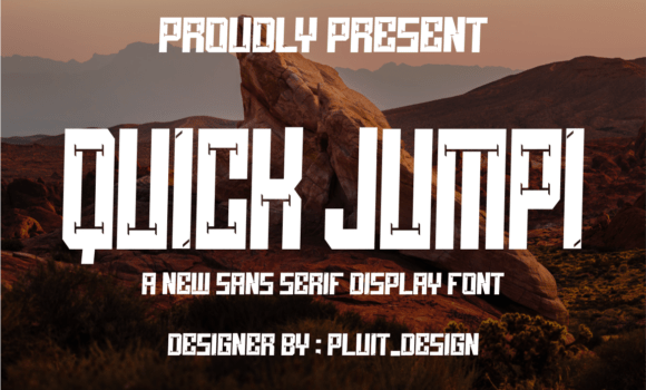 Quick Jumpi Font - Featured Image