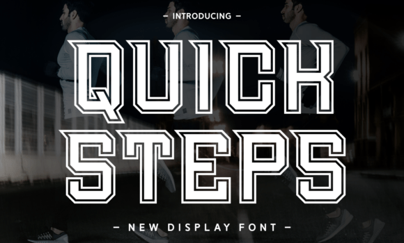 Quick Steps Font - Featured Image