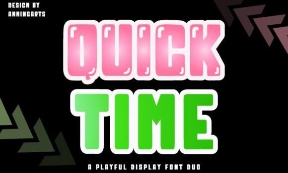 Quick Time Font Fonts Free Download Quick Time Font - Featured Image