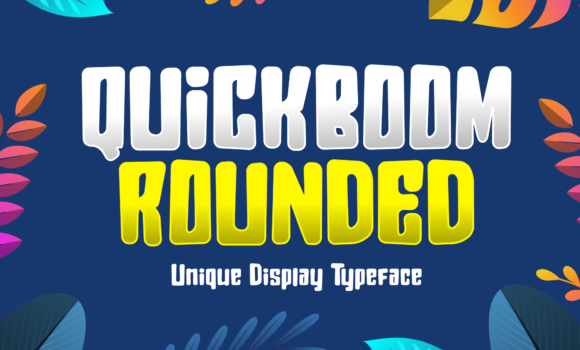 Quickboom Rounded Font - Featured Image