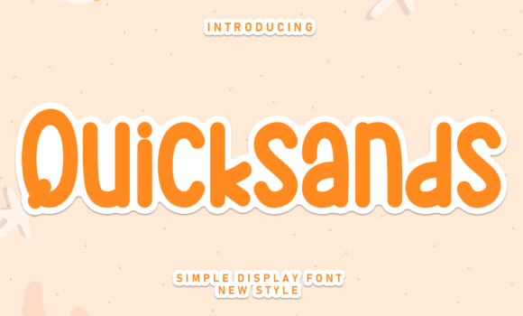 Quicksands Font - Featured Image