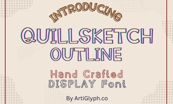 Quillsketch Outline Font - Featured Image