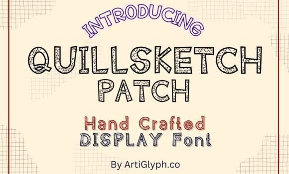 Quillsketch Patch Font - Featured Image
