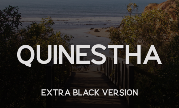 Quinestha Extra Black Font - Featured Image