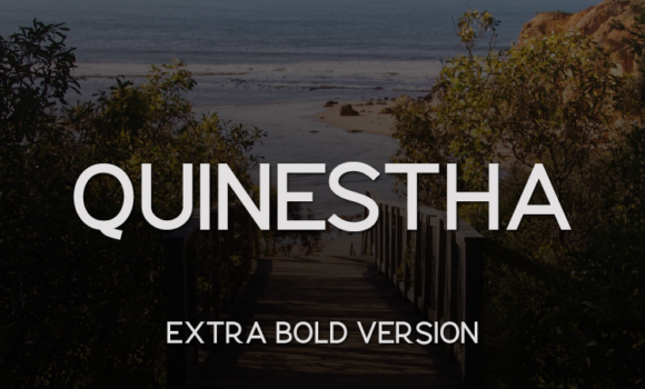 Quinestha Extra Bold Font - Featured Image