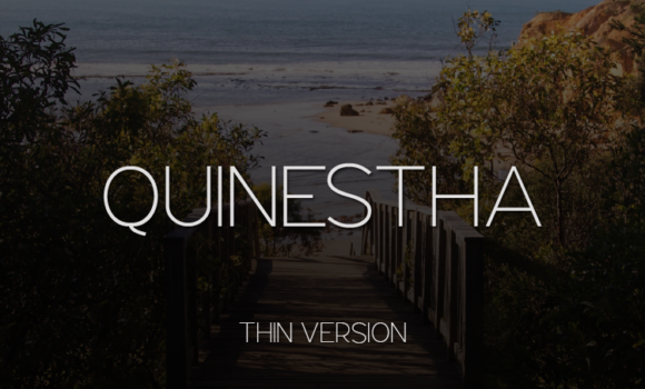 Quinestha Thin Font - Featured Image