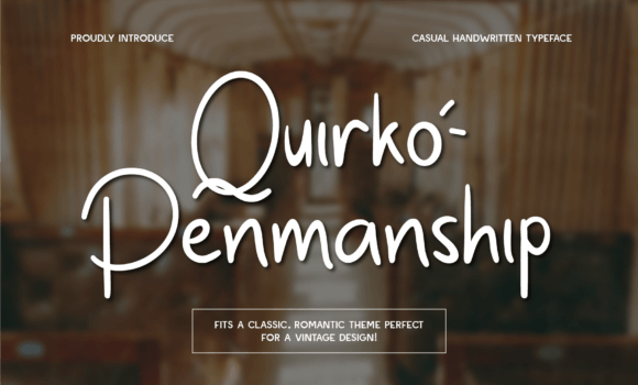 Quirko Penmanship Font - Featured Image
