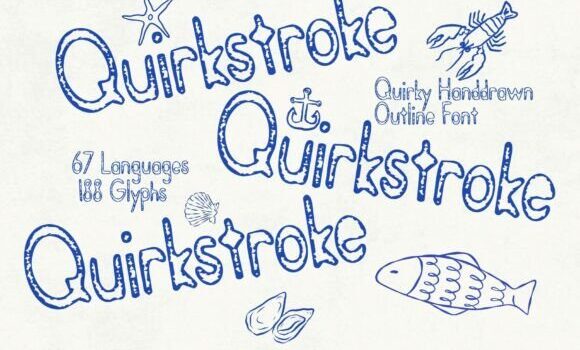 Quirkstroke Font Fonts Free Download Quirkstroke Font - Featured Image