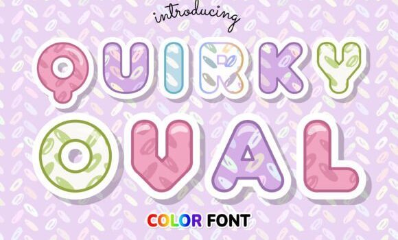 Quirky Oval Font - Featured Image