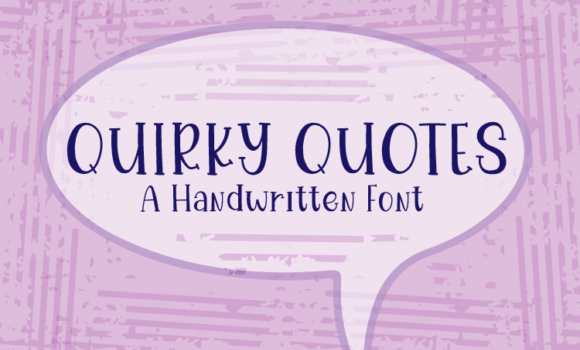 Quirky Quotes Font - Featured Image