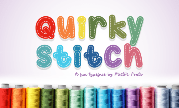 Quirky Stitch Font - Featured Image