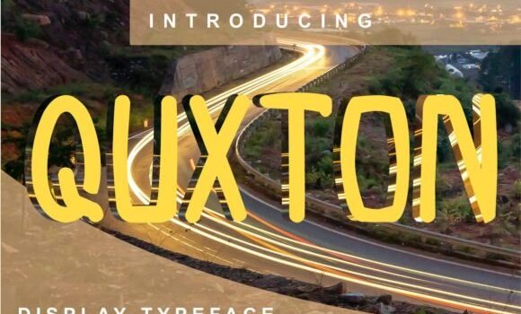 Quxton Font - Featured Image