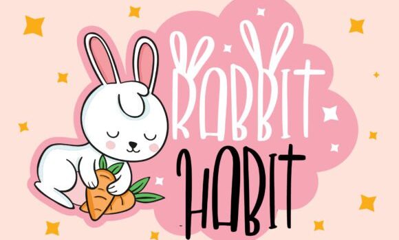 Rabbit Habit Font - Featured Image