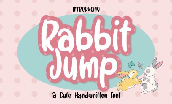 Rabbit Jump Font - Featured Image