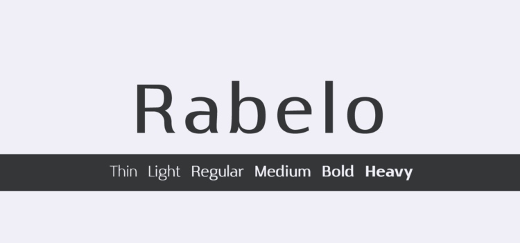 Rabelo Bold Font - Featured Image