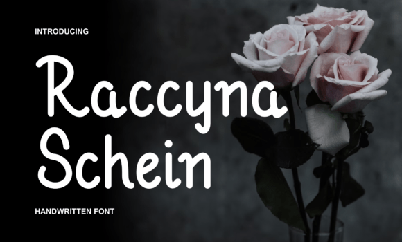 Raccyna Schein Font - Featured Image
