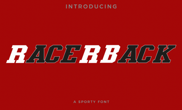 Racerback Font - Featured Image