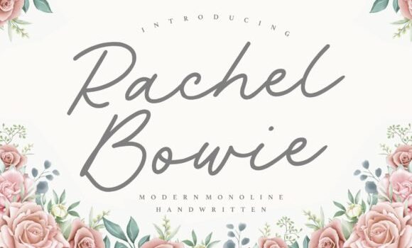 Rachel Bowie Font - Featured Image