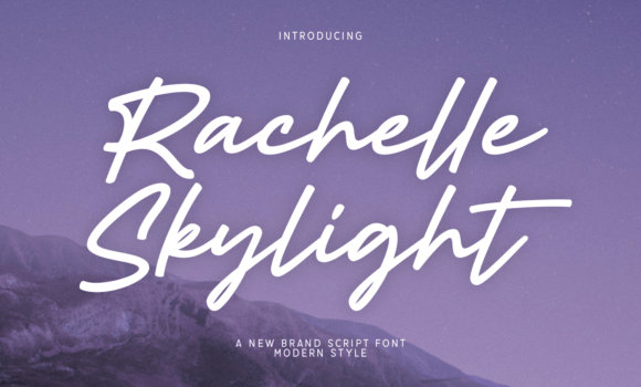 Rachelle Skylight Font - Featured Image