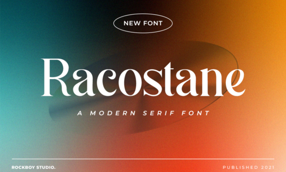 Racostane Font - Featured Image
