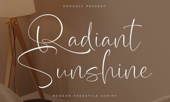 Radiant Sunshine Font - Featured Image