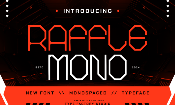 Raffle Mono Font - Featured Image
