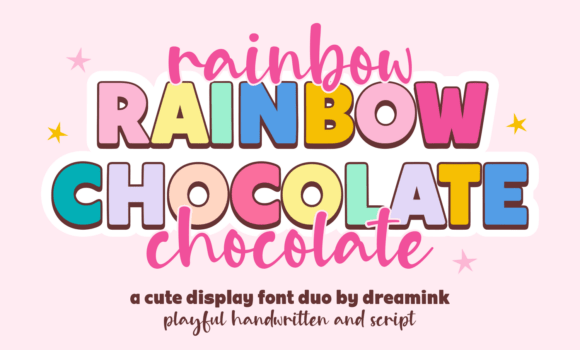 Rainbow Chocolate Font Fonts Free Download Rainbow Chocolate Font Fonts Free Download