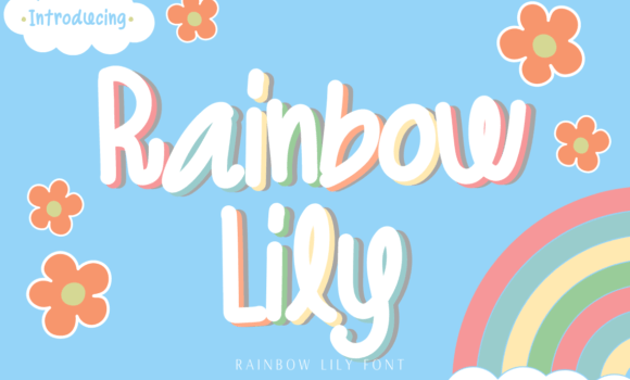 Rainbow Lily Font - Featured Image
