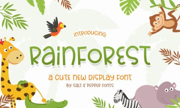 Rainforest Font - Featured Image