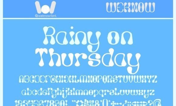 Rainy Day on Thursday Font - Featured Image