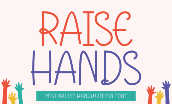 Raise Hands Font - Featured Image