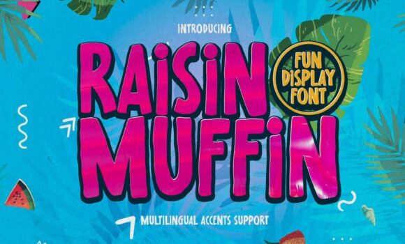 Raisin Muffin Font - Featured Image