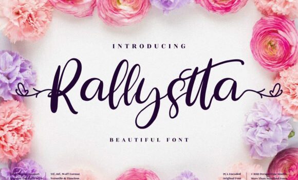 Rallystta Font - Featured Image