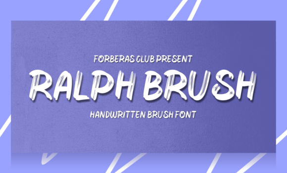 Ralph Brush Font - Featured Image