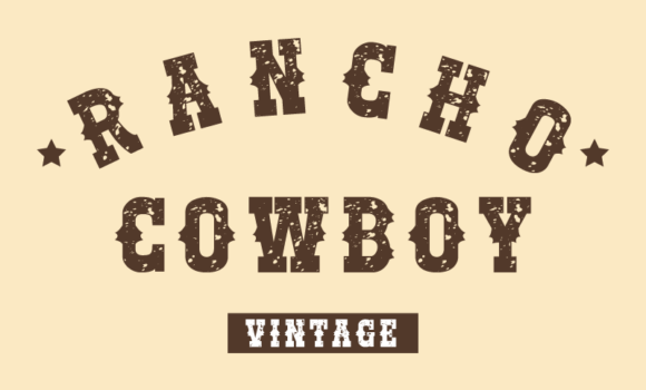 Rancho Cowboy Font - Featured Image
