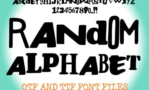 Random Alphabet Font Fonts Free Download Random Alphabet Font - Featured Image