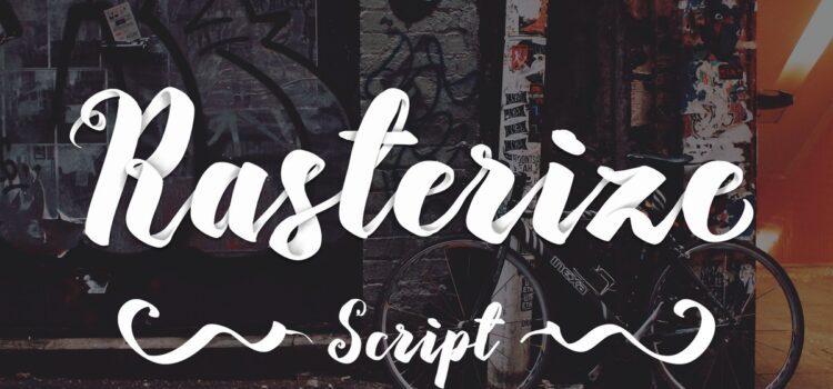 Rasterize Font - Featured Image