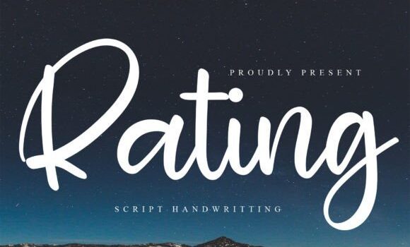 Rating Font Fonts Free Download Rating Font - Featured Image
