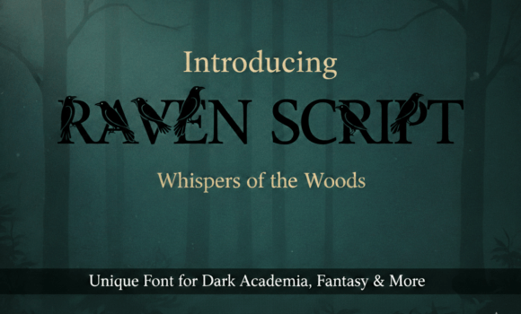 Raven Script Font - Featured Image