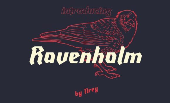 Ravenholm Slant Font Fonts Free Download Ravenholm Slant Font - Featured Image