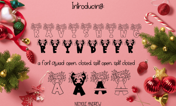 Ravishing Reindeer Font - Featured Image