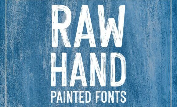 Raw Hand Painted Font - Featured Image