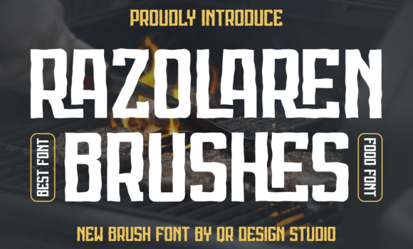 Razolaren Brushes Font Fonts Free Download Razolaren Brushes Font - Featured Image