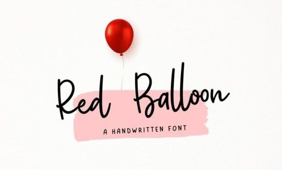 Red Balloon Font Fonts Free Download Red Balloon Font - Featured Image