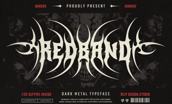 Red Band Font - Featured Image