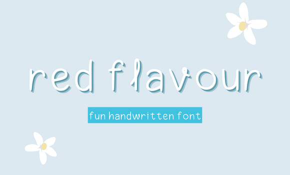 Red Flavour Font - Featured Image