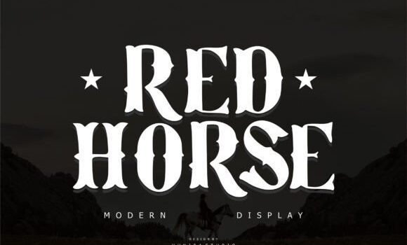 Red Horse Font - Featured Image