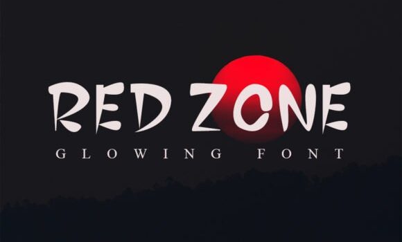 Red Zone Font - Featured Image